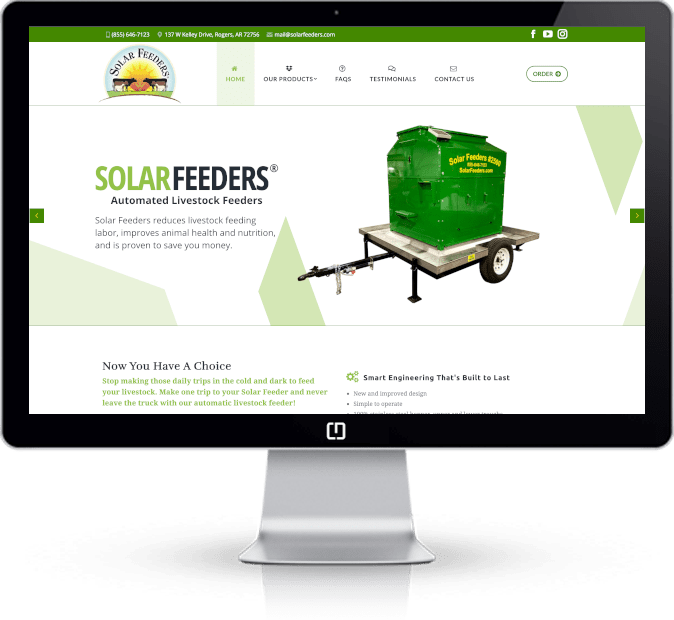 Agriculture Website Design