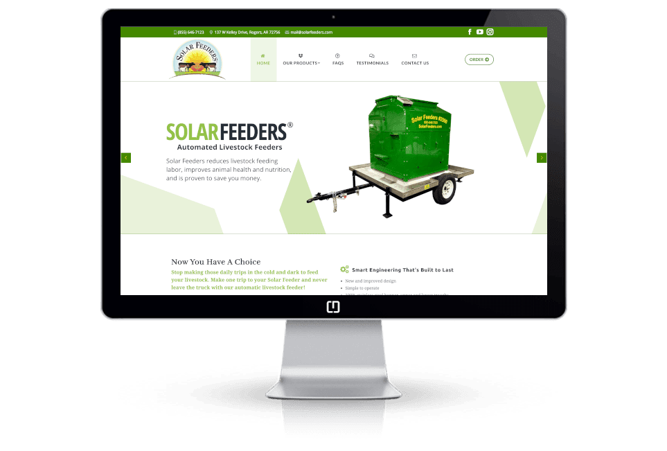 Agriculture Website Design