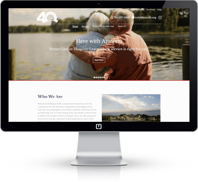 home care website design