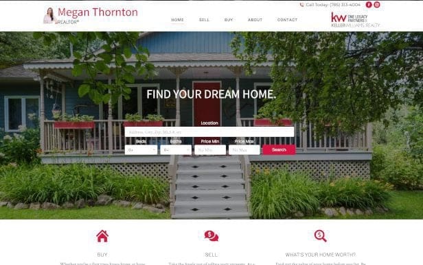 manhattan kansas real estate website design